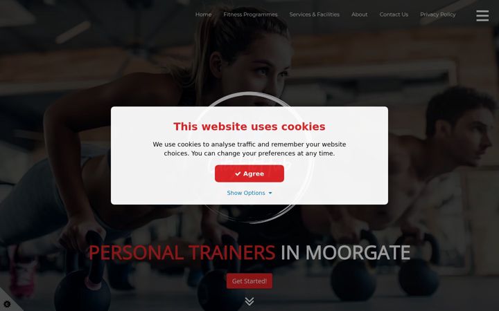 Screenshot of cityfithub.co.uk