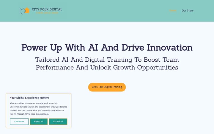 Screenshot of cityfolkdigital.com