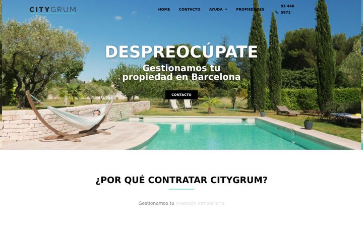 Screenshot of citygrum.com