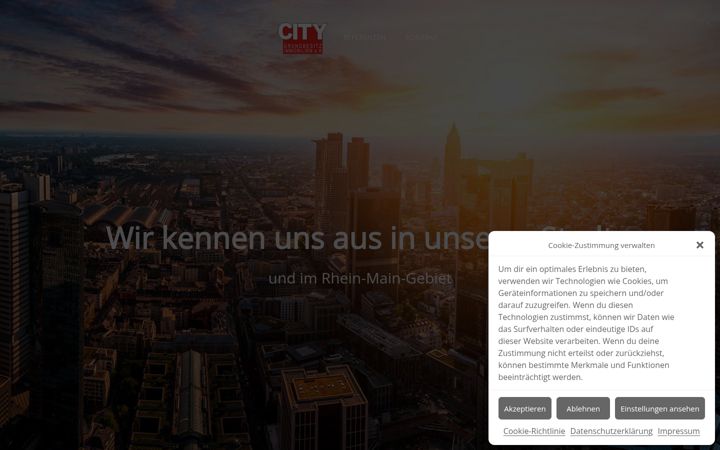 Screenshot of citygrundbesitz.com