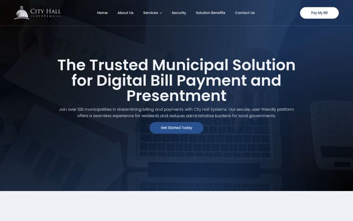 Screenshot of cityhallsystems.com