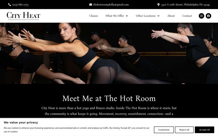 Screenshot of cityheathotroom.com