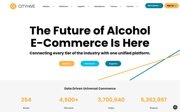 Screenshot of cityhive.net