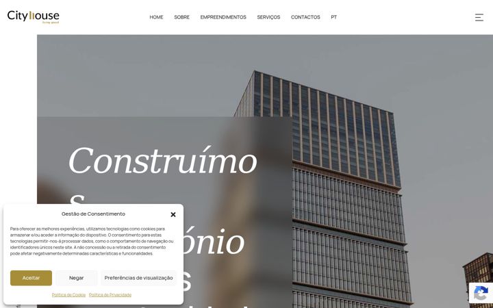 Screenshot of cityhouse.pt