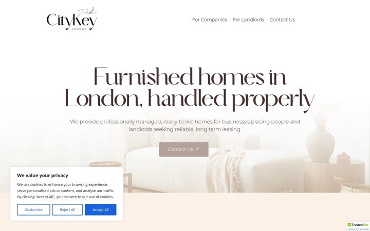 Screenshot of citykeylondon.co.uk