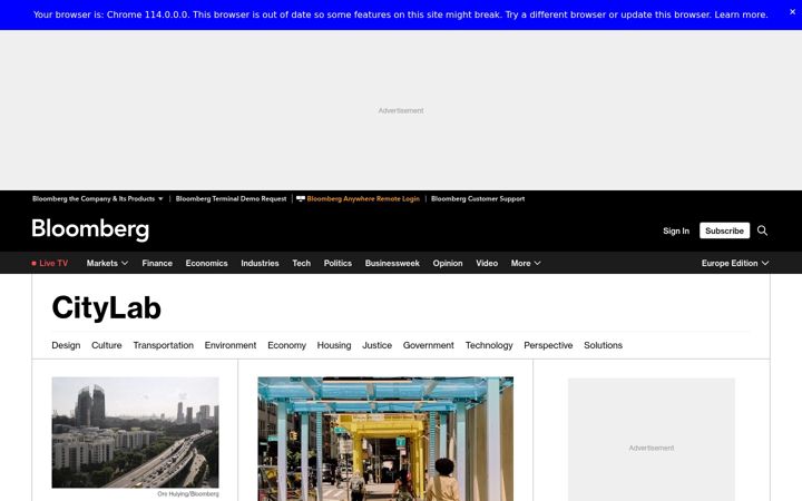 Captura de ecrã de citylab.com