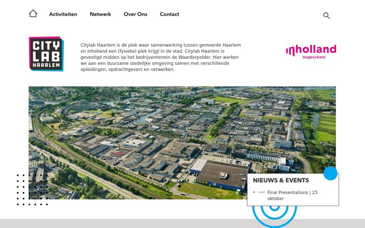 Screenshot of citylabhaarlem.nl