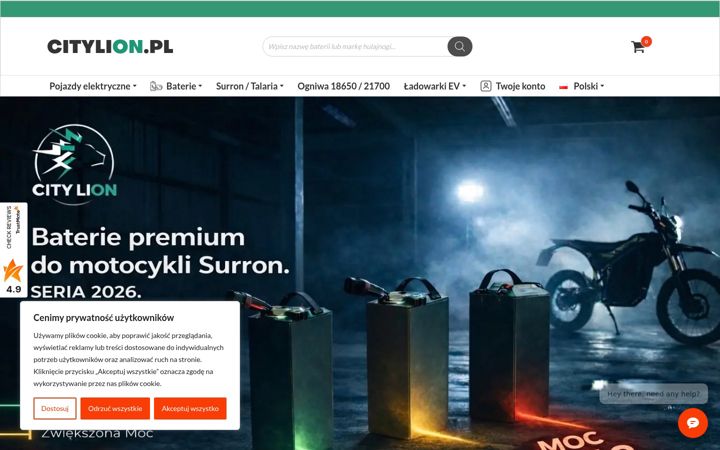 Képernyőkép: citylion.pl