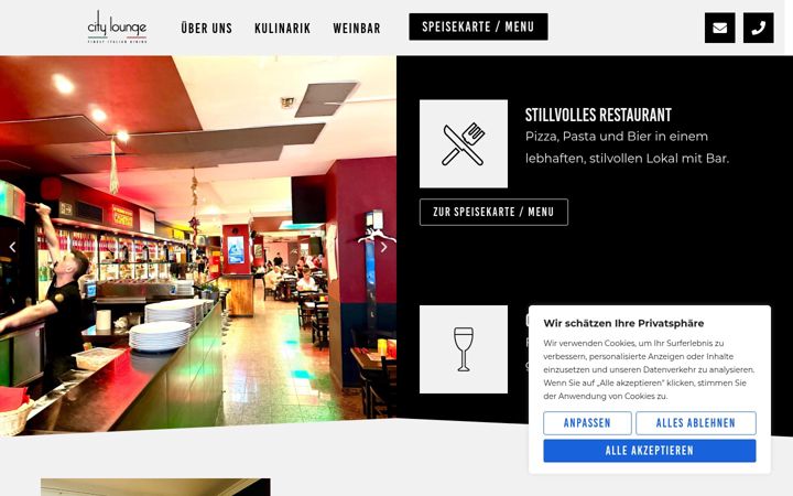 Екранна снимка на citylounge-munich.com