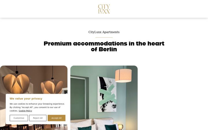 Screenshot of cityluxx.com
