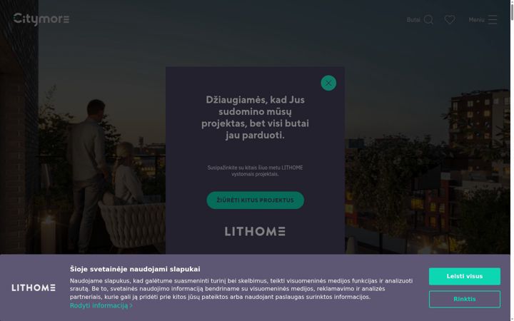 Screenshot of citymore.lt