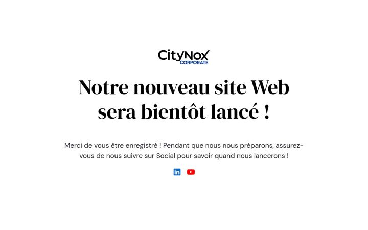 Zrzut ekranu citynox-corporate.fr