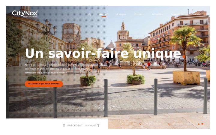 Screenshot of citynox-urbain.fr