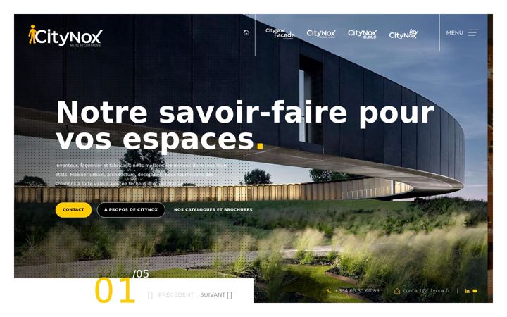 Zrzut ekranu citynox.fr