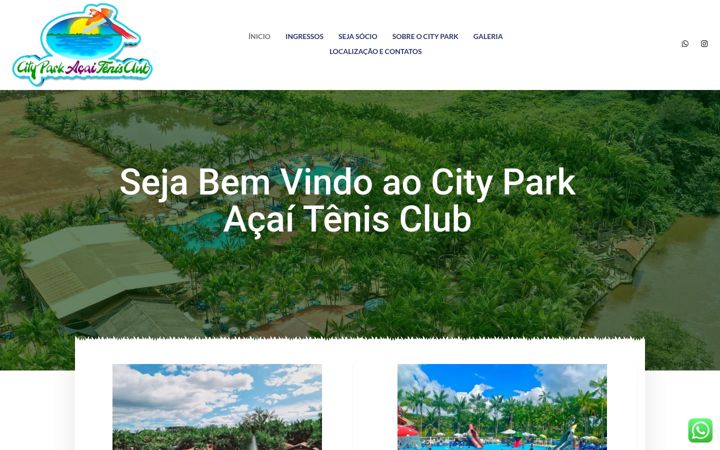 Skjámynd af cityparkacaitenisclub.com.br