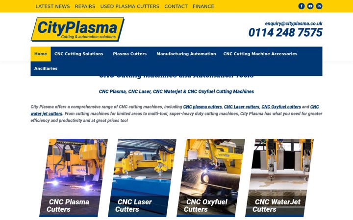 Screenshot of cityplasma.co.uk