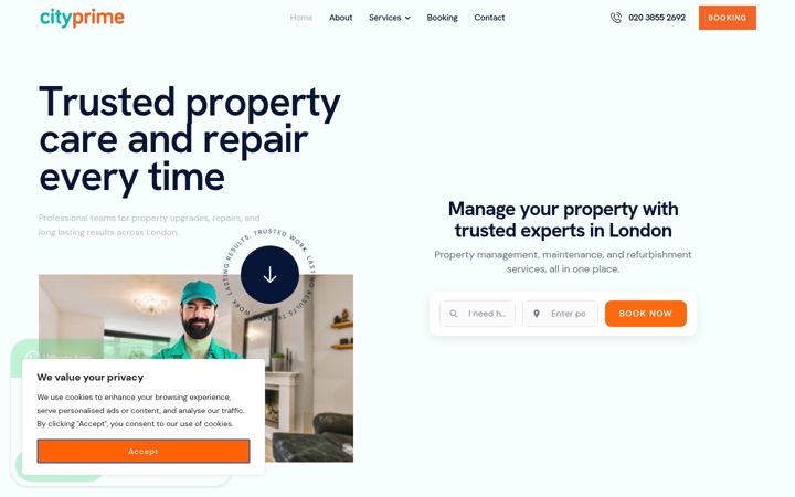 Screenshot of cityprime.co.uk