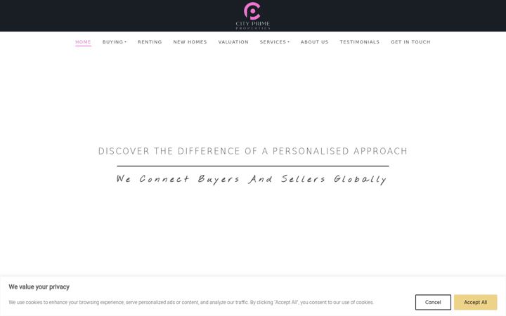 Screenshot of cityprimeproperties.co.uk
