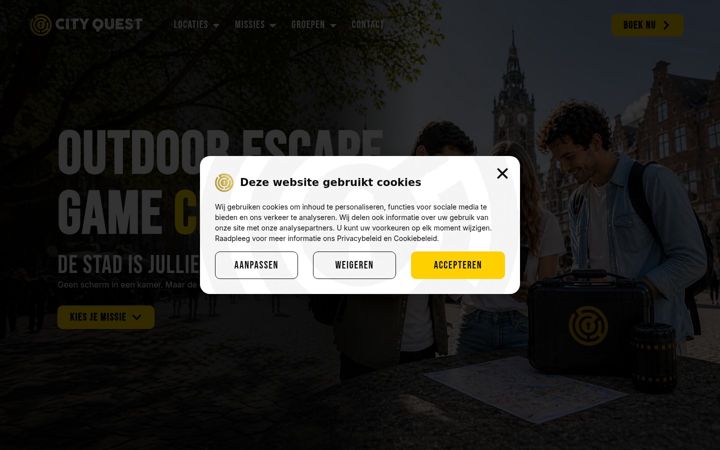 Screenshot of cityquest.nl