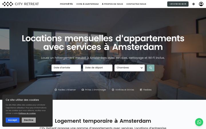 Screenshot of cityretreat.fr