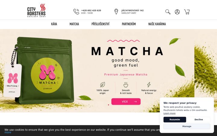 Screenshot di cityroasters.eu