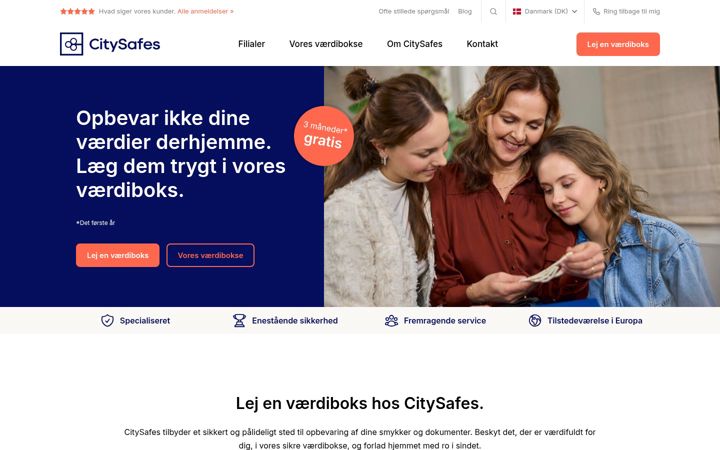 Screenshot of citysafes.com