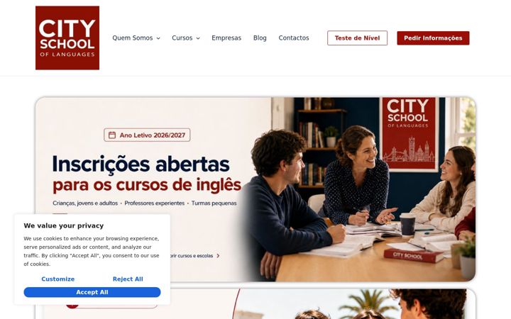 Screenshot of cityschool.pt