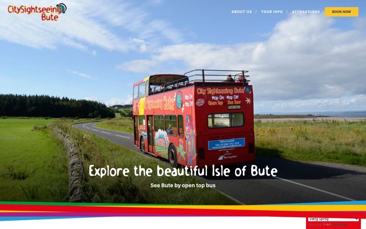 Screenshot of citysightseeingbute.com