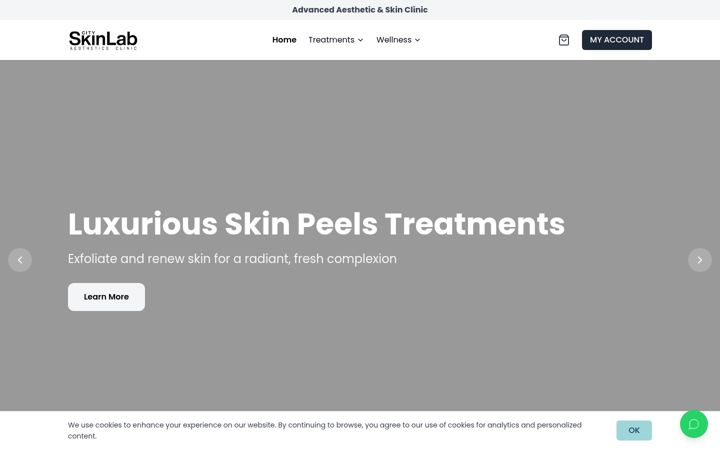Screenshot of cityskinlab.com