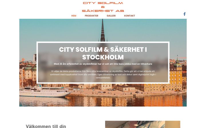 Screenshot of citysolfilm.com