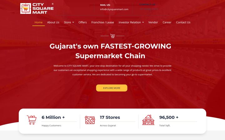 Screenshot of citysquaremart.com