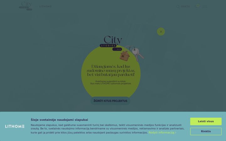 Skærmbillede af citystories.lt