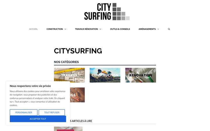 Screenshot of citysurfing.fr