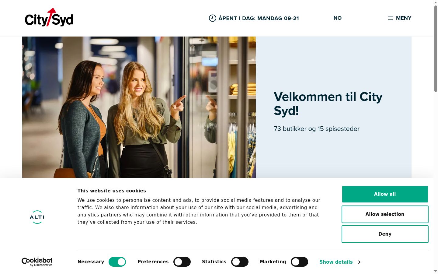 Sutikimo reklamjuostės, rodytos prieš bet kokią sąveiką, ekrano kopija