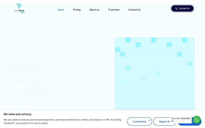 Screenshot of citytechpro.com
