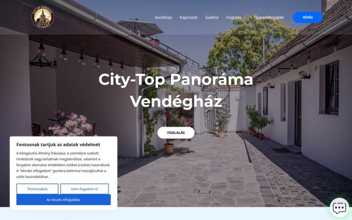 Екранна снимка на citytop.hu