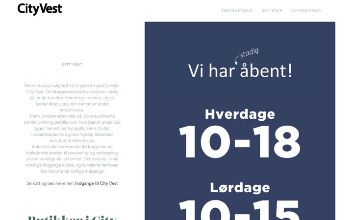 Screenshot of cityvest.dk
