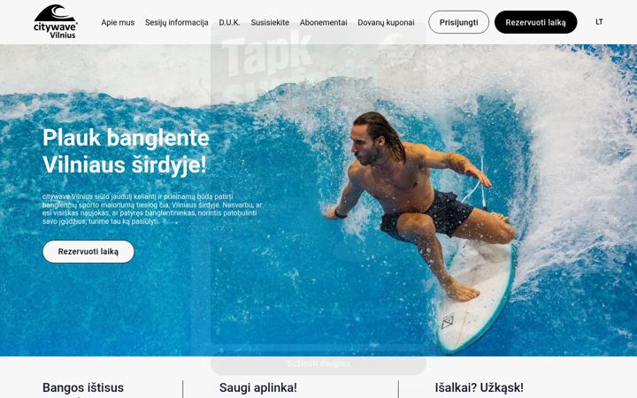 Screenshot of citywave.lt
