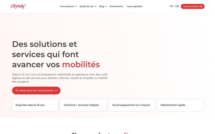 Screenshot of cityway.fr