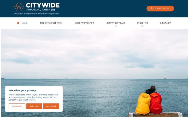 Screenshot of citywide.co.uk