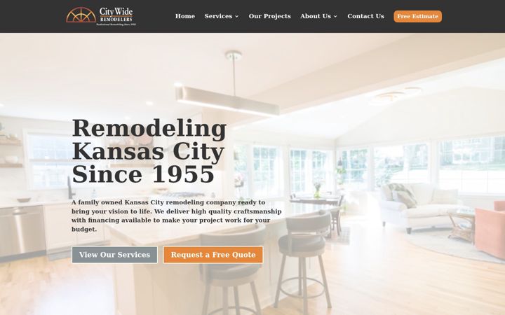 Screenshot of citywideremodelers.com