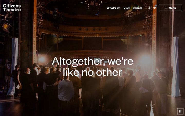 Screenshot of citz.co.uk