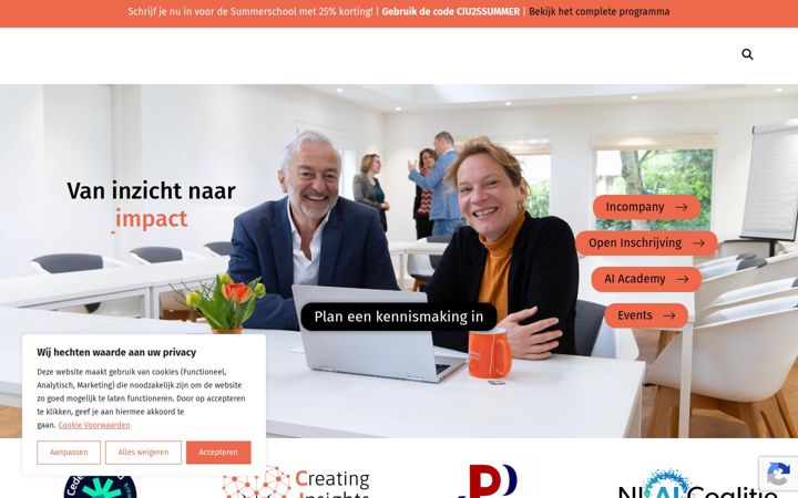 Screenshot of ciu.nl