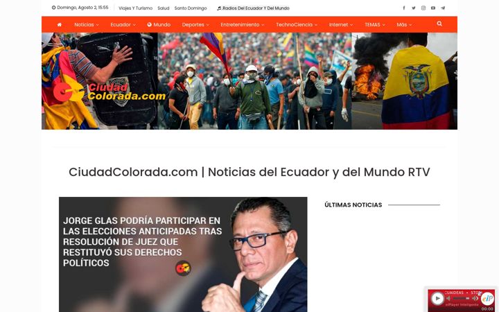 Screenshot of ciudadcolorada.com