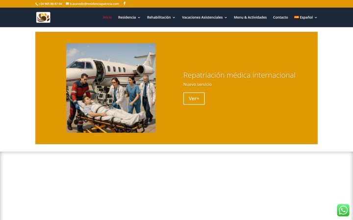 Screenshot of ciudadpatriciabenidorm.com