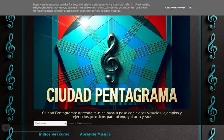 Screenshot of ciudadpentagrama.com
