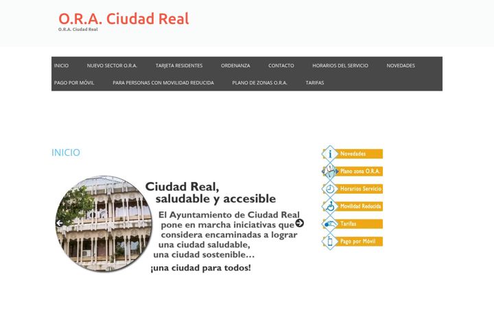 Screenshot of ciudadrealzonaazul.com