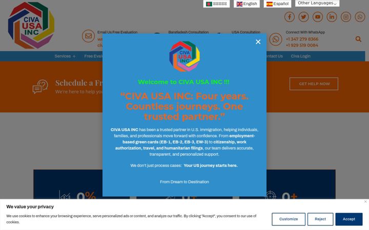 Screenshot of civa.network