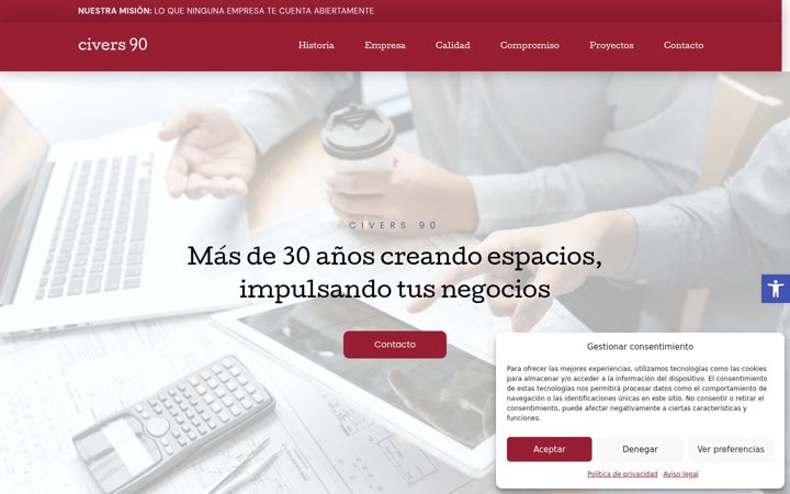 Screenshot of civers90.com