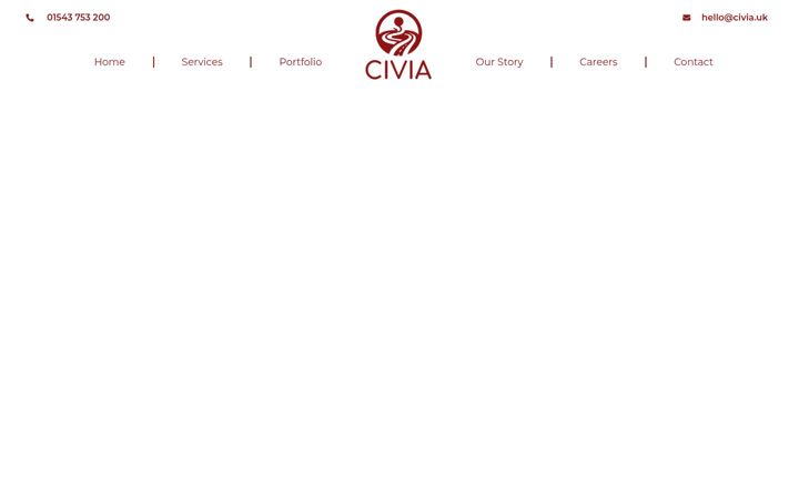 Screenshot of civia.uk